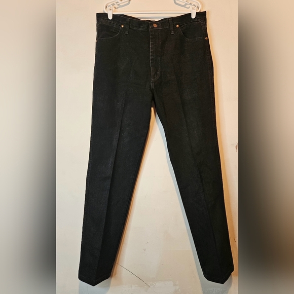 💙wrangler Cowboy Boot Cut Fit jeans men 38× 34🩵💚 - Picture 1 of 6